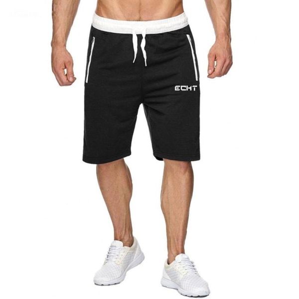 

summer shorts men leisure gym brand training jogging shorts quick dry outdoor sports run sportswear fitness exercise gym, Black;blue