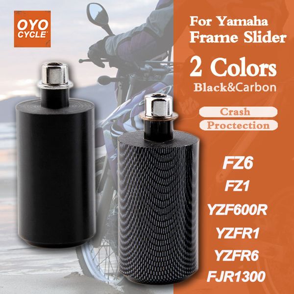 

for yamaha fazer fz1 fz6 yzf r1 yzfr1 yzfr6 yzf600r thundercat fjr1300 frame slider crash pad falling protection motorcycle part