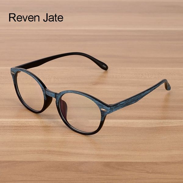 

reven jate wooden pattern fashion optical spectacles eyeglasses glasses optical frame eyewear, Silver