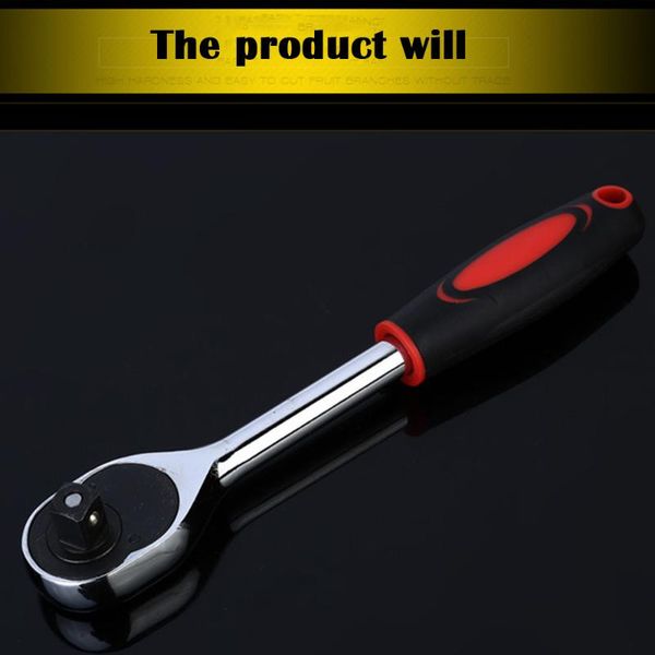 

1pcs 1/4" 3/8" 1/2" chrome steel high torque ratchet wrench for socket 24 teeth quick release wide used professional hand too