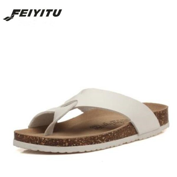 

feiyitu new women slipper summer beach cork flip flops sandals mixed color casual slides holiday shoes flat white black red