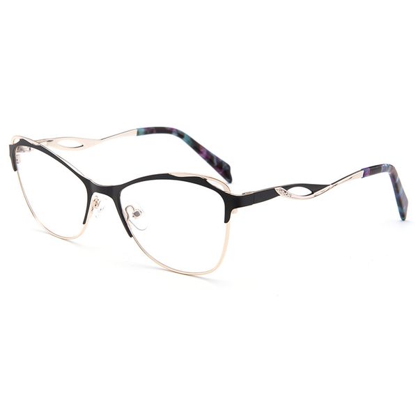 

wholesale-wholesale-women cat eye glasses frameetal, Black