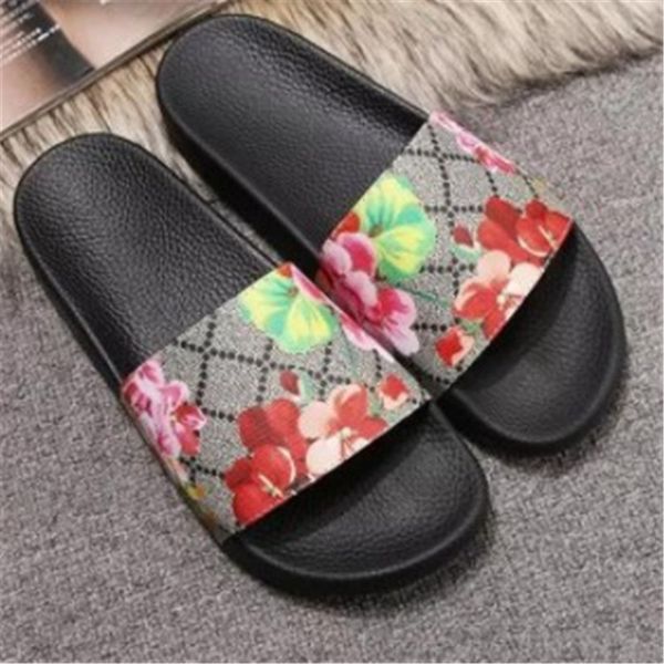 

designer shoes men women sandals wide flat slipper with thick sandals slipper mens womens slipper designer shoes flip flops slide 35-46 hot, Black