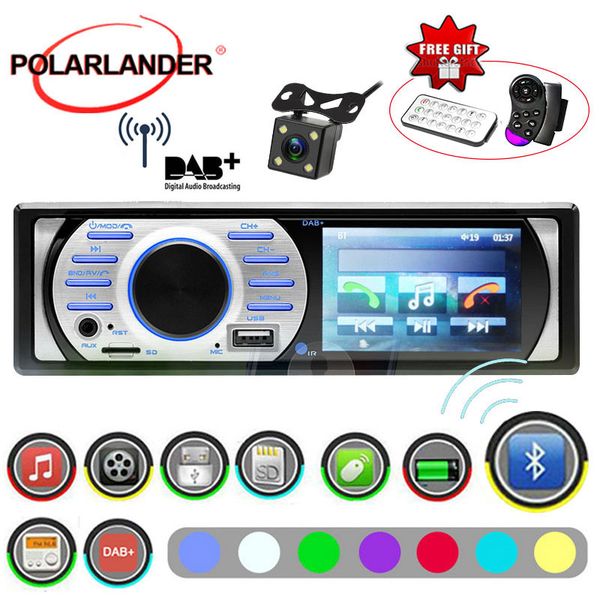 

12v eq in-dash interface prime 3.0 " hd iso contact fm mp5/wma 1din car radio dab+ auto audio stereo usb/tf/aux in bluetooth