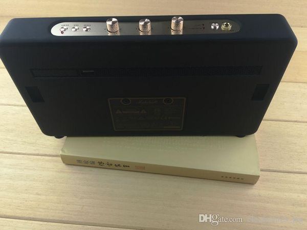 

selling marshall stock well bluetooth speaker (with leather case) portable rock audio compact portable rock bass bass speaker