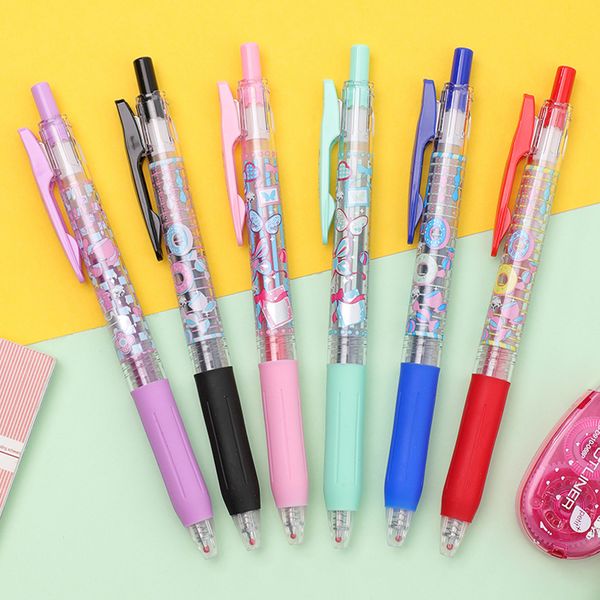 

zebra qualified gel pen jj15-a2 candy donut pattern color pen 0.5mm student hand account press water writing painting tools