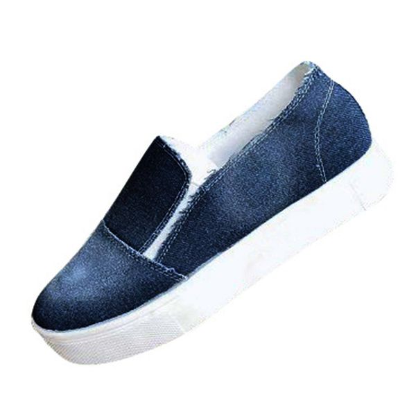 

xiniu 2019 spring women flats shoes platform sneakers slip on flats ladies loafers casual shoes women #0724, Black
