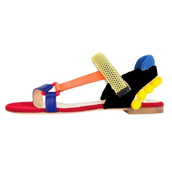 

2020 casual beach sandals women summer new sandals fashion bohemian low heels ankle strap roman buty damskie #g3, Black