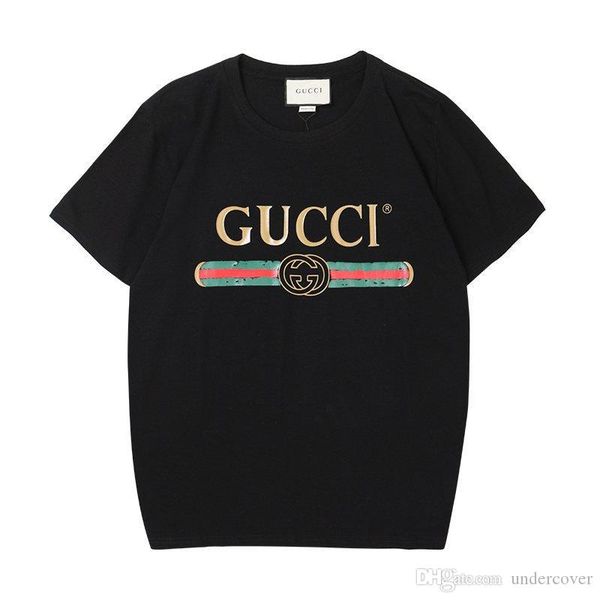 

nwt luxury men women t-shirt letter streetwear print t shirts hip hop kanye designers men clothes cotton tee uv805, White