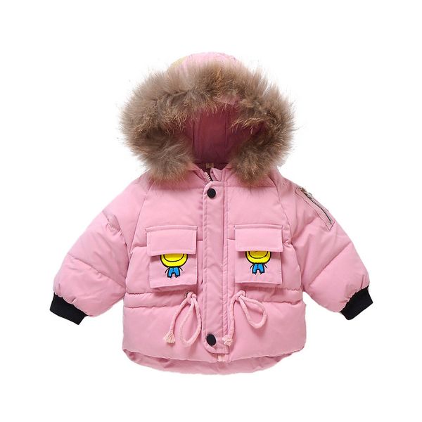 

winter new children's wear 2019 children's cotton coat, Blue;gray