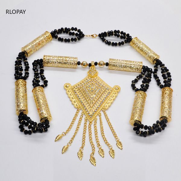 

chains algeria custom beads necklace long chain pendant wedding caftan, Silver