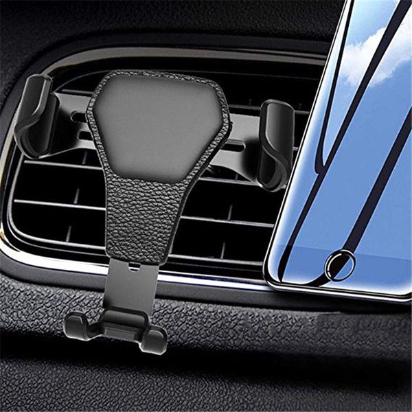 

Gravity Car Holders Phone Grips In Car Mounts Air Vent Clips Supports No Magnetic Mobile Phone Holders Cell Stands For iPhone Samsung S10e