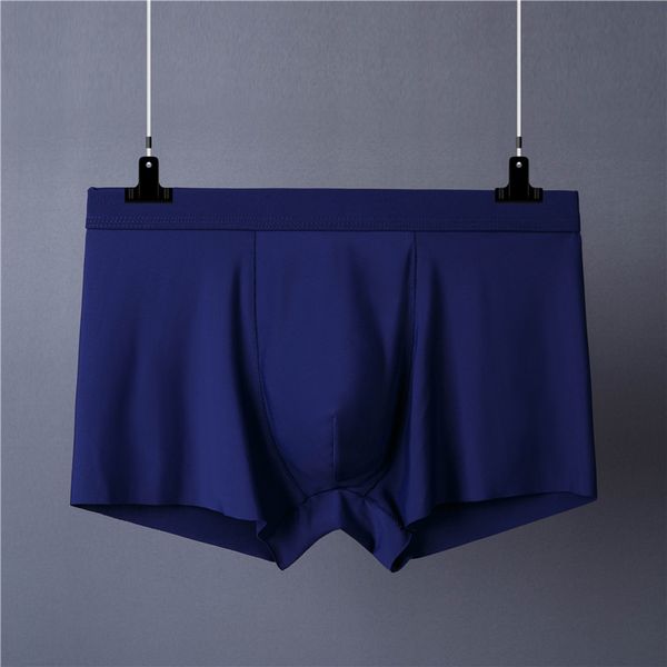 

male panties nylon underpants men boxers seamless ice silk man short breathable flexible comfortable shorts, Black;white