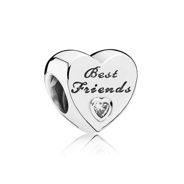 

new 100% 925 sterling silver 1:1 authentic 791727cz friendship heart charm bracelet original women jewelry gift, Black
