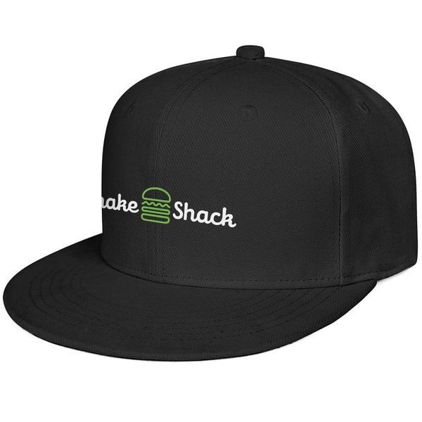

shake shack logo mens and women flat edge baseball adjustable cap custom design your own unique hats shake shack serving up burgers logo, Blue;gray