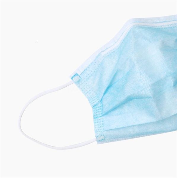 

dhl ship 100 1pcs face 3 mask layers dustprooffacial er masks set dust salon earloop 2vs2