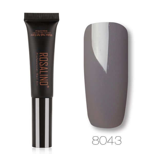 

rosalind 8ml 31-60 pure color gel nail polish new uv gel lacquer for nail extension polishing of design manicure soak off