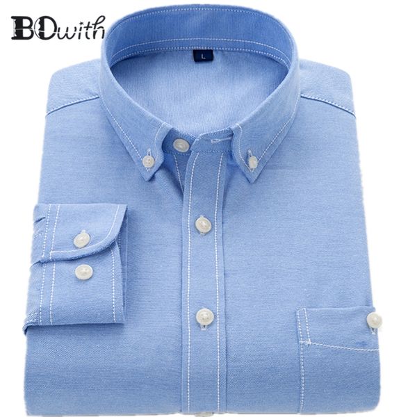 

oxford blue solid shirts for men long sleeved shirt male social business dress work men business weddind shirts, White;black