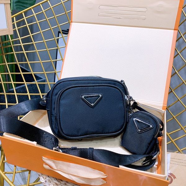 

prada 2 шт. / компл. дизайнерские сумки на ремне высокое качество сумки холст сумки дизайнерский кошелек женщины сумки сумки через плечо сум