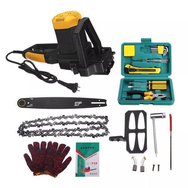 

4880w multi-functional hand-held electric chain saw chainsaws wood cutting saws set