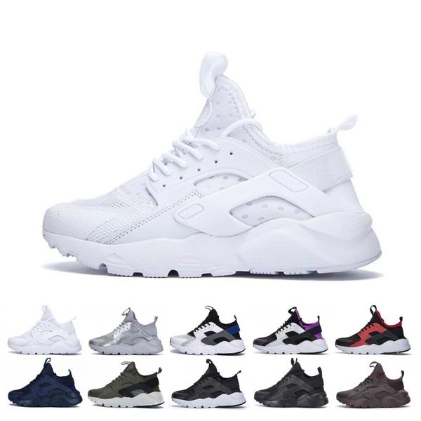 

2019 huarache ultra 4.0 running shoes mens women sole triple white black huraches sports huaraches sneakers harache designer shoes