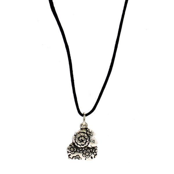 

925 silver zodiac pendant diy fashion personality pure silver animal shape leather pendant