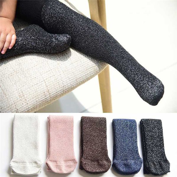 

2020 korean style children kids bling bling knee high socks baby girls solid colors leg warmer cotton long socks 1t~ adult, Pink;yellow