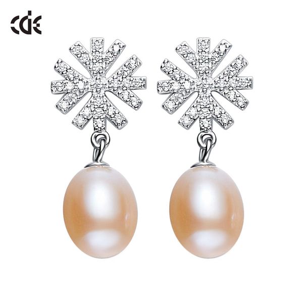 

свадьба серебро s925 из бисера жемчужный подарок женщина леди ювелирные изделия с бриллиантами серьги для невесты актерского начала выпускно, Golden