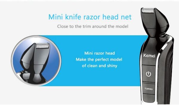 

new kemei 5 in 1 rechargeable hair trimmer hair clipper shaver cordless adjustable hair cutting machine km-1832