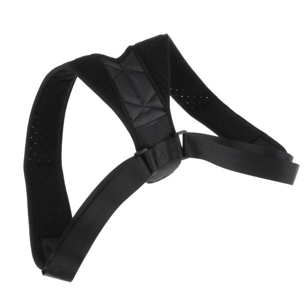 

posture corrector, back shoulder corrector, upper support belt-back shoulder pressure relief, adjustable, White;red