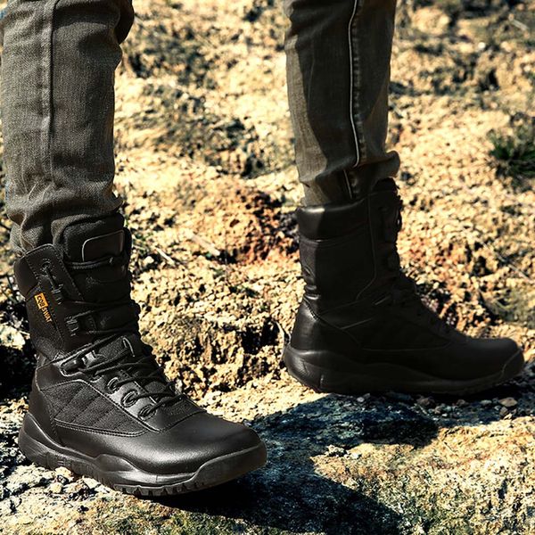 

army boots tactical security work outdoor sport combat desert climbing hunting trekking sneakers hiking shoes men#g3