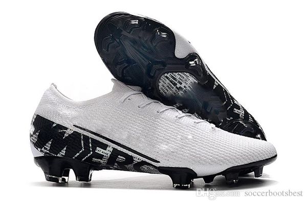 

2019 new mens soccer shoes cr7 soccer cleats outdoor ronaldo football boots mercurial vapors 13 elite neymar fg size39-45, Black