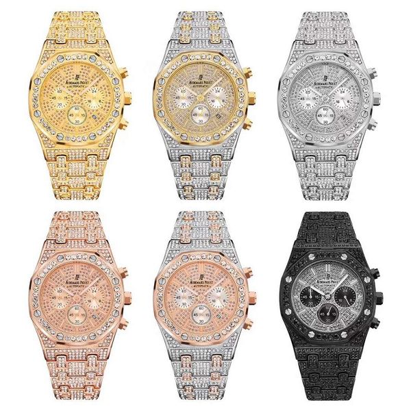 

iced out hip hop мђжкие а алмазна royal oak men luxury business ѬоногѬа даа dive поѬ military watch rel, Slivery;brown