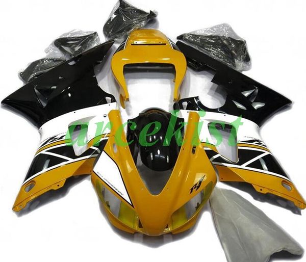 

new abs motorcycle full fairings kits fit for yamaha yzf-r1 r1 1998 1999 98 99 bodywork set custom orange black bright