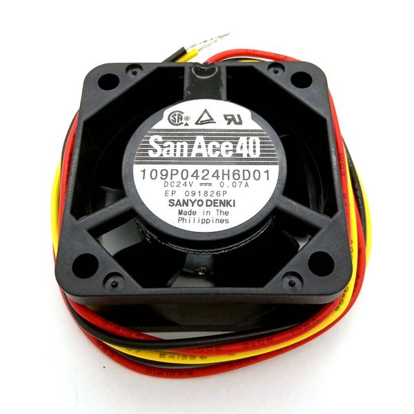 

new original sanyo 109p0424h6d01 40*40*20mm dc24v 0.07a alarm signal for fanuc system cooling fan