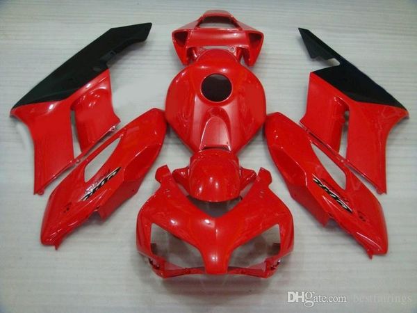 

100% injection mold fairings for honda cbr1000rr 2004 2005 black red fairing kit cbr 1000 rr 04 05 ww24