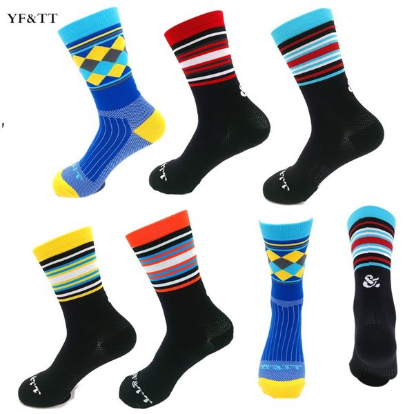 

neylon/coolmax professional sport socks breathable road bicycle socks outdoor racing cycling basketball, Black