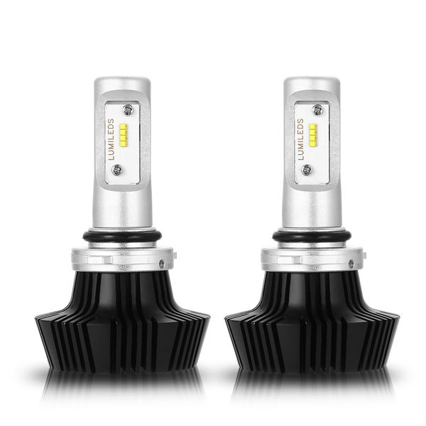 

winsun 9006 12 - 24v 50w 6400lm pair of car led headlight 6500k auto front lamp 12-24v car 9006 led headlight assembly