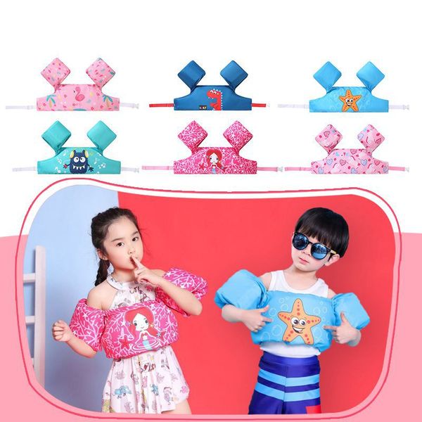 

baby float cartoon arm sleeve life jacket jacket swimsuit foam safety swimming training floating pool float swimming ring
