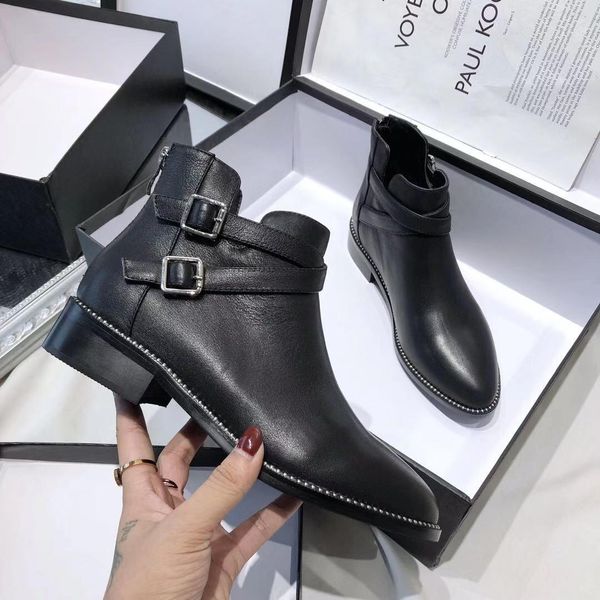 

2019 fashion shoes ,women boots leather shoes, Black