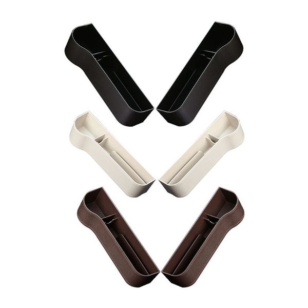 

1 pair car seat gap catcher filler storage box bottle pocket organizer holder