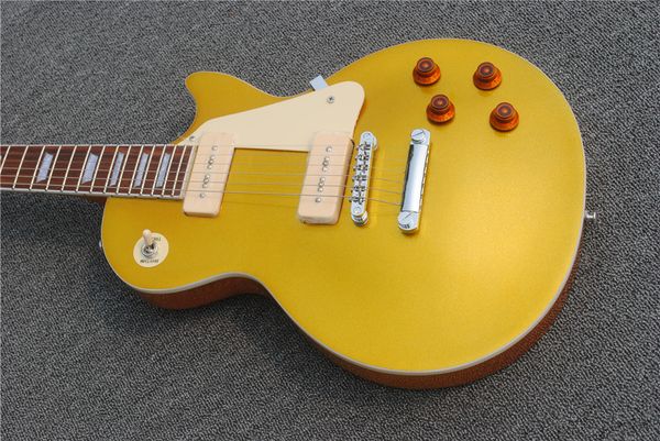 

custom shop historic goldelectric guitar gold special dual p90 pickups, exported guitar hardware sale