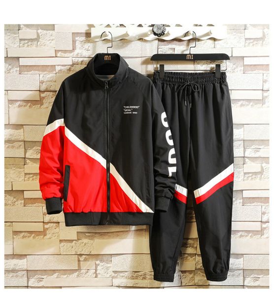 

мужские костюмы конструктор кардиган одежда для зимы осени марка streetwear с длинным рукавом спортивные костюмы черный белый костюм размера, Gray