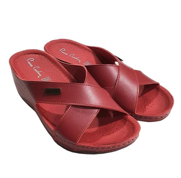 

pierre cardin 1370 toe orthopedic lady slipper, Black