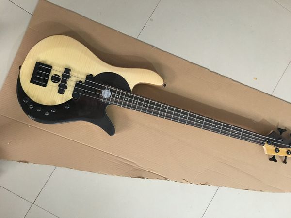 

custom shop exclusive classical yin-yang bass guitar 4 strings bass guitar handmade bass guitar real pics