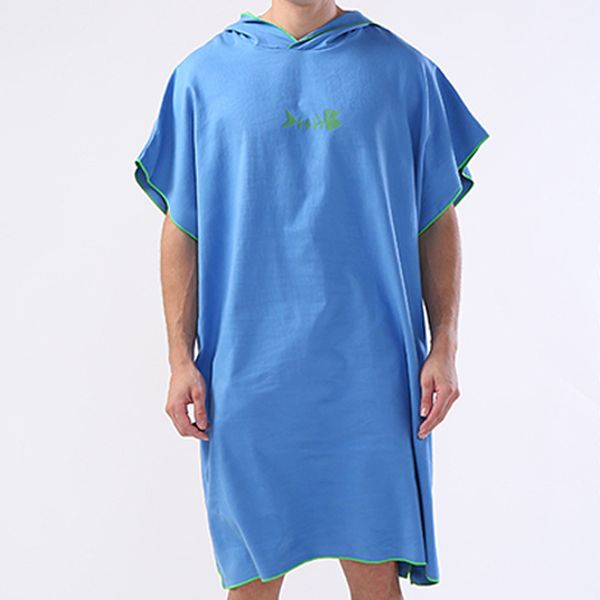 

новый быстрое высыхание изменение robe полотенце открытый взрослых с капюшоном пляжное полотенце пончо женщины мужчины халат полотенца купал
