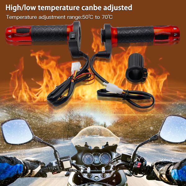 

motorcycle electric handlebar scooter 12v modified aluminum alloy heating and temperature adjustment