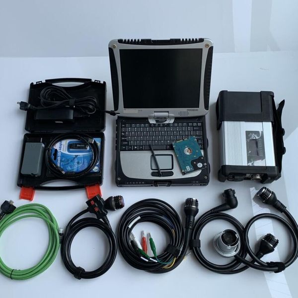 MB Star C5 5054A Bluetooth-Diagnosetool 2in1 mit Computer CF19 Laptop Komplettset betriebsbereit