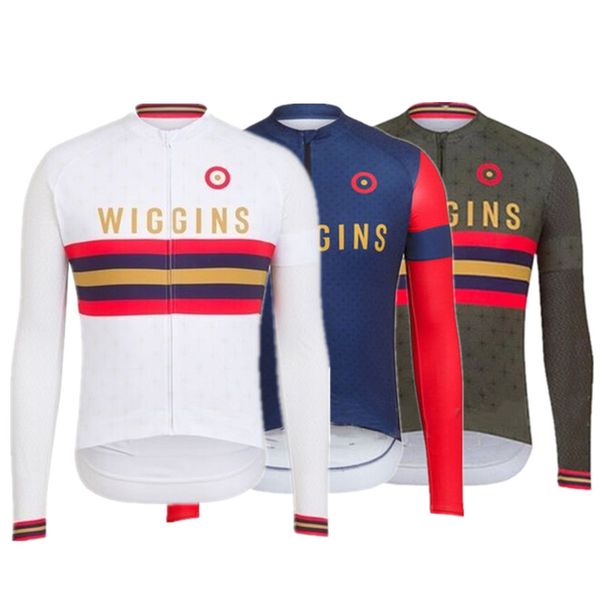 

wiggins por team spring/autumn thin long sleeve cycling jersey mtb maillots ciclismo bike clothing, Black;red