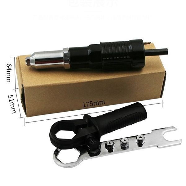 

fghgf electric pull rivet tool conversion nut insert riveting adapter gun set power cordless drill hand riveter nail accessory
